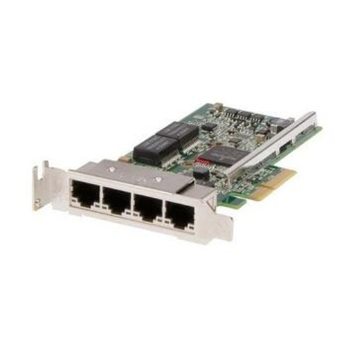 W0N4T - Dell Quad-Ports RJ-45 1Gbps 10Base-T/100Base-TX/1000Base-T Gigabit Ethernet PCI Express 2.0 x4 Network Interface Card
