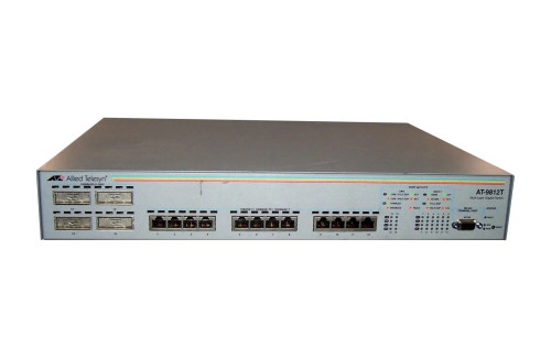 AT-9812T-40 - Allied Telesis 12-Port Gigabit 4 Combo SFP Layer 3 Network Switch