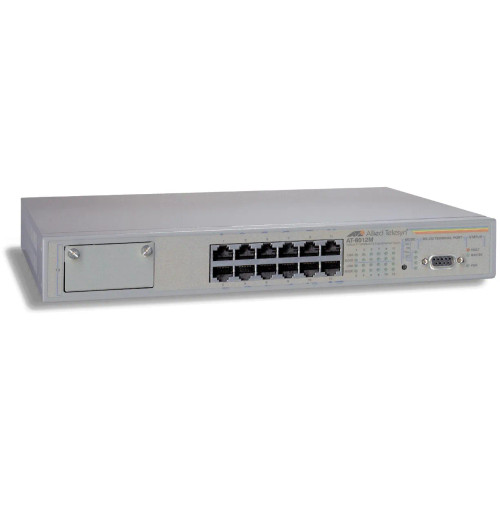 AT-8012M - Allied Telesis 12-Port 10/100 Fast Ethernet Layer 2 Managed Switch