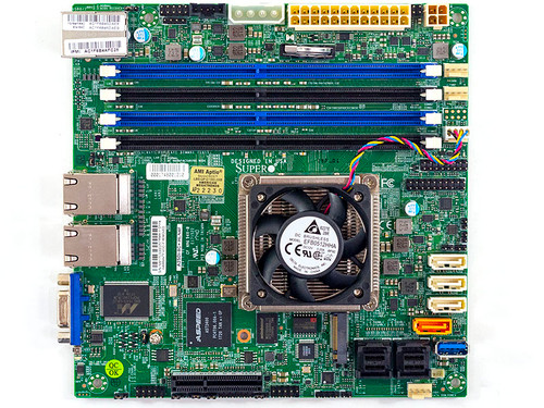 A2SDV-12C+-TLN5F - SuperMicro Atom C3858 DDR4 Flex-ATX Server Motherboard