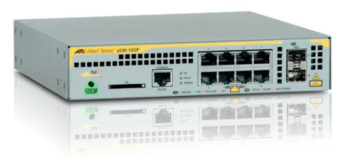 990-004031-50 - Allied Telesis 8-Port PoE Gigabit 2x SFP Layer3 Switch