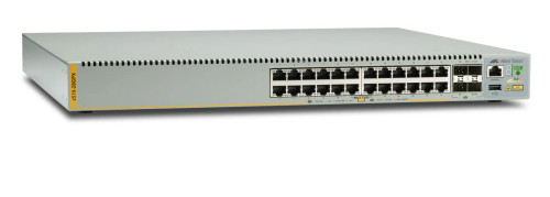 990-003617-50 - Allied Telesis 24-Port Gigabit 4 SFP Layer 2 Network Switch