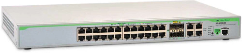990-002635-50 - Allied Telesis 24-Port Gigabit 4 SFP Layer 2 Network Switch