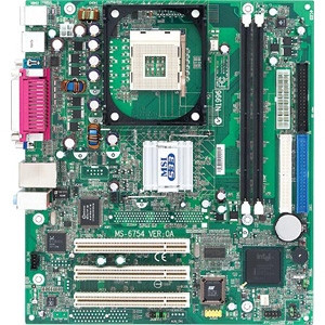6754G-020 - MSI Socket 478 Intel 845GL Micro-ATX Motherboard
