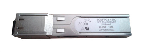 3CSFP934500 - 3Com 1Gbps 1000Base-T RJ-45 SFP Transceiver