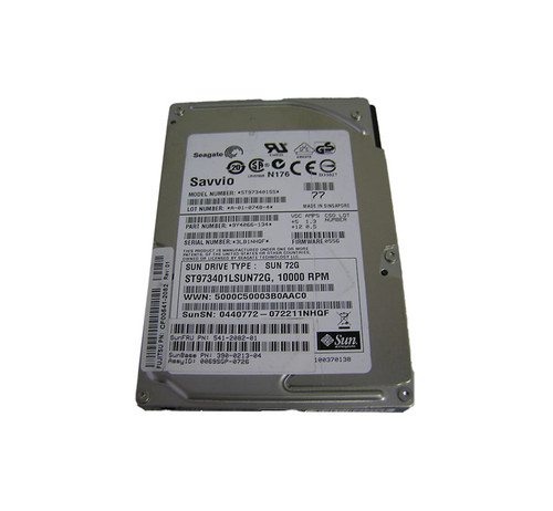 541-2082-01 - Sun 73GB 10000RPM SAS 3Gb/s 2.5-inch Hard Drive