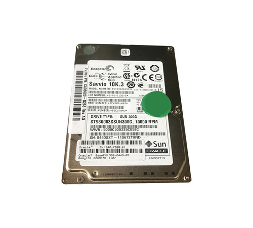 540-7988-01 - Sun 300GB 10000RPM SAS 6Gb/s 2.5-inch Hard Drive