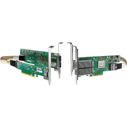 MCX556M-ECAT-S25 - Mellanox Dual-Port 100Gbps PCIe VPI Network Adapter