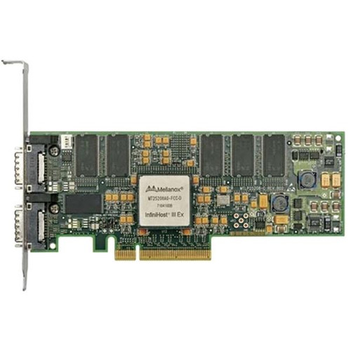 MHEA28-1TC - Mellanox Dual-Port InfiniBand SDR PCI Express HCA
