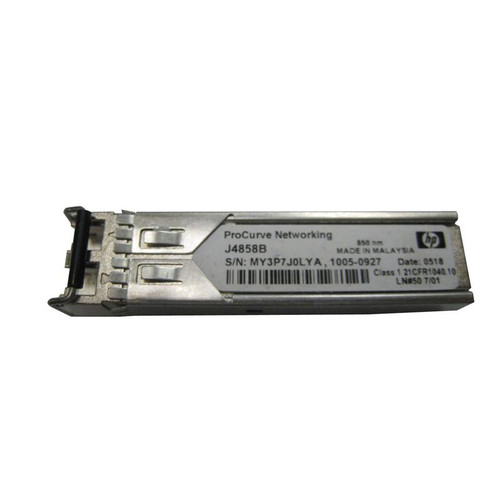 J4858C-AS - Agilestar 1Gb 1000Base-SX 850nm 550m LC SFP Transceiver