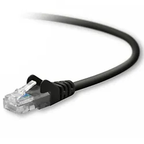 Belkin 100ft Cat5e RJ45 Network Patch Cable - A3L791-100-BK-S - Ethernet cable for networking applications
