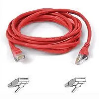 A3L791-14-RED-S - BELKIN 14ft Cat5e RJ45 Snagless Network Cable Red