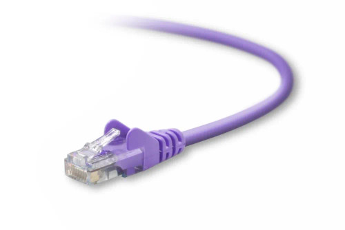 A3L791-20-PUR-S - BELKIN 20ft Cat5e RJ45 Purple Network Cable