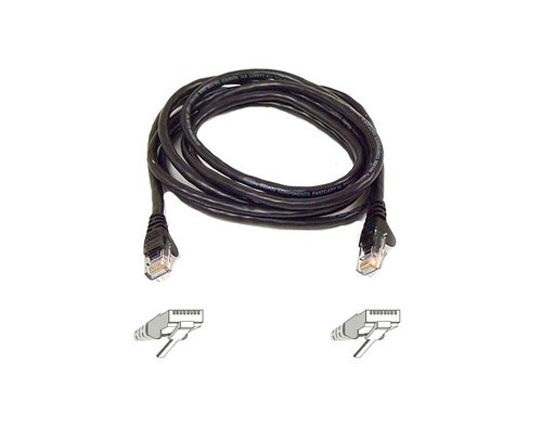 A3L791B01M-BLK - Belkin 1M Cat5e UTP Snagless Network Patch Cable (Black)