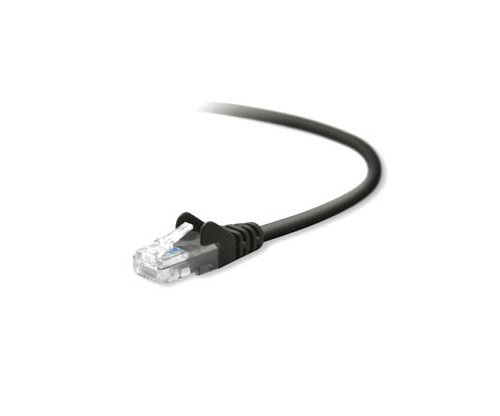 A3L791B01M-BLKS - Belkin 1M Cat5e UTP Snagless Network Patch Cable (Black)