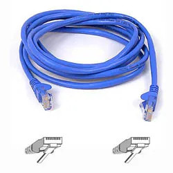 A3L791B01M-BLUS - BELKIN 1M Cat5e UTP Patch Cable Blue