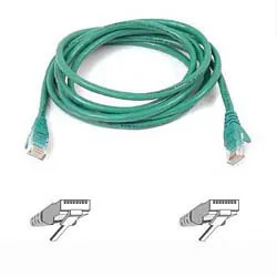 A3L791B01M-GRNS - BELKIN 1M Cat5e UTP Snagless Green Network Cable