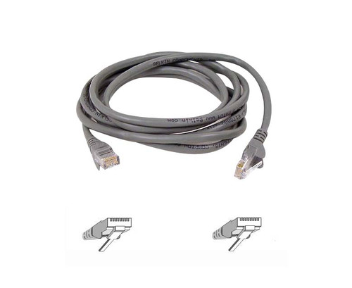 A3L791B02M-BLK - Belkin 2M Cat5e UTP Snagless Network Patch Cable (Black)