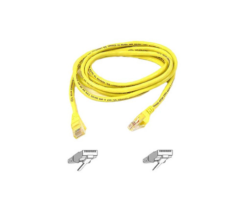 A3L791B10M-YLW - Belkin 10M Cat5e RJ45 Assembled UTP Network Patch Cable (Yellow)