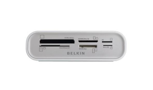 F4U003-WHT - BELKIN USB 2.0 Multi-Format Flash Card Reader