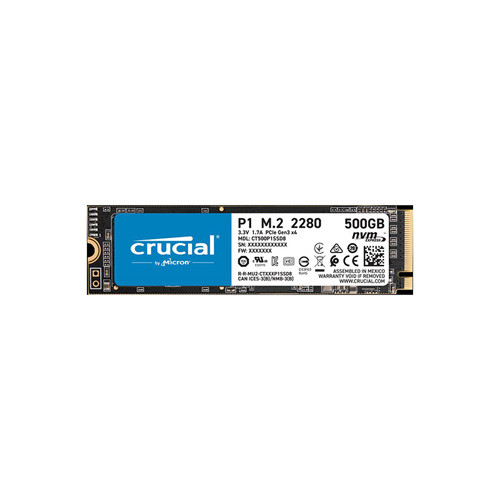 CT500P1SSD8 - Crucial Technology 500GB NVMe PCIe 3.0 x4 M.2 2280 SSD