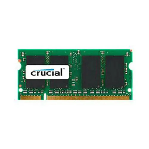 Crucial 1GB Kit DDR2-667MHz PC2-5300 SoDimm Memory for Laptops