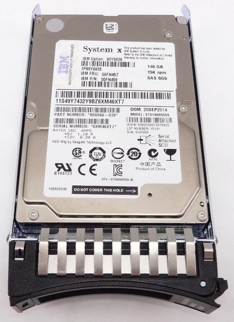 00FN457 - IBM 146GB 15000RPM SAS 6Gb/s 2.5" HDD