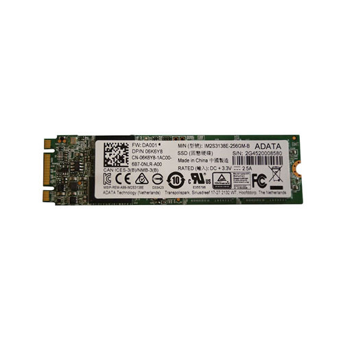 Dell 256GB MLC SATA 6Gb/s M.2 2280 SSD 06K6Y8 for Dell laptops