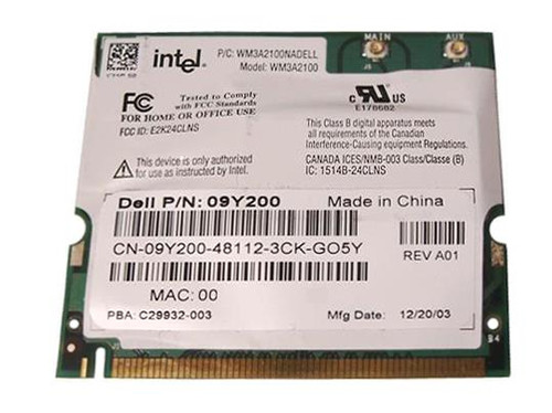 09Y200 - Dell Wireless Mini PCI Network Card