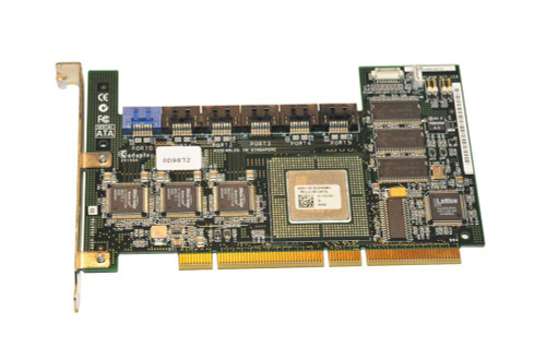 0D9872 - Dell 6 Channel PCI 64-bit 66MHz SATA RAID Controller Card Only