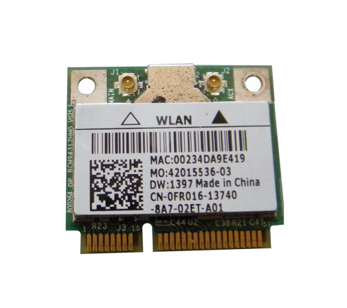 0FR016 - Broadcom 802.11 B/g Laptop Mini PCi E Wireless Lan Card