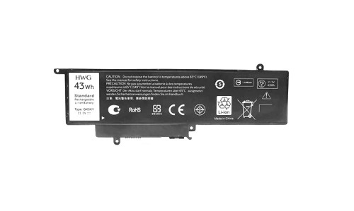 0GK5KY - Dell 3-Cell 43WHr Laptop Battery