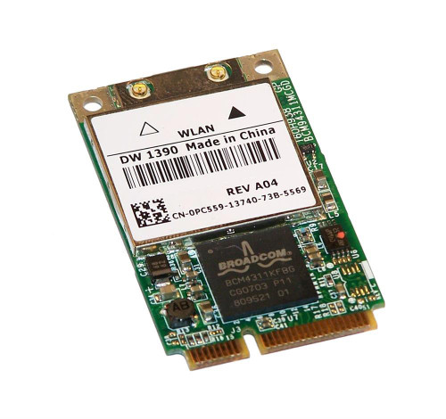 0PC559 - Dell DW1390 802.11b/g Mini PCIe Wi-Fi Card