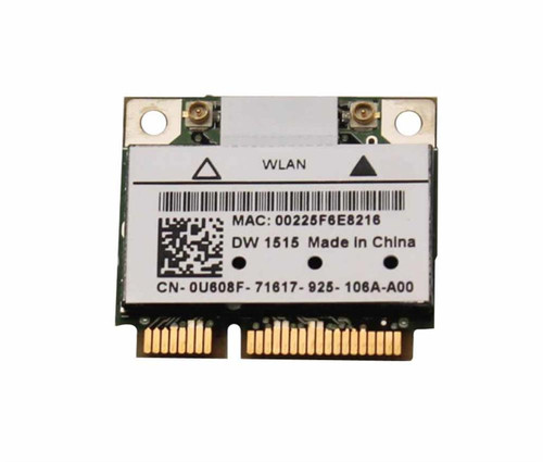 0U608F - Dell 802.11 a/b/g/n PCIe Half-Height WLAN Card