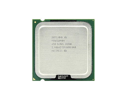 221-8381 - Dell 3.40GHz 800MHz FSB 2MB L2 Cache Socket PLGA775 Intel Pentium 4 650 HT 1-Core Processor