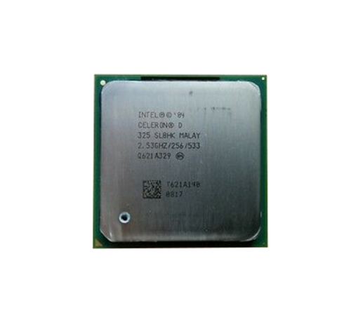 221-9751 - Dell 2.53GHz 533MHz FSB 256KB L2 Cache Socket PPGA478 Intel Celeron D 325 1-Core Processor