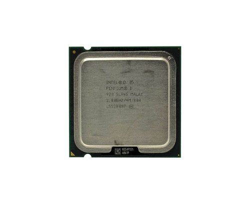 222-1360 - Dell 2.80GHz 800MHz FSB 4MB L2 Cache Socket PLGA775 Intel Pentium D 920 Dual Core Processor