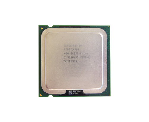 222-2832 - Dell 2.80GHz 800MHz FSB 2MB L2 Cache Socket LGA775 Intel Pentium 4 620 1-Core Processor