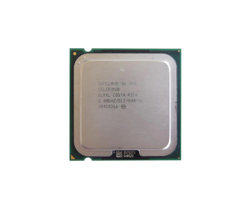 222-9168 - Dell 2.00GHz 800MHz FSB 512KB L2 Cache Socket LGA775 Intel Celeron 440 1-Core Processor
