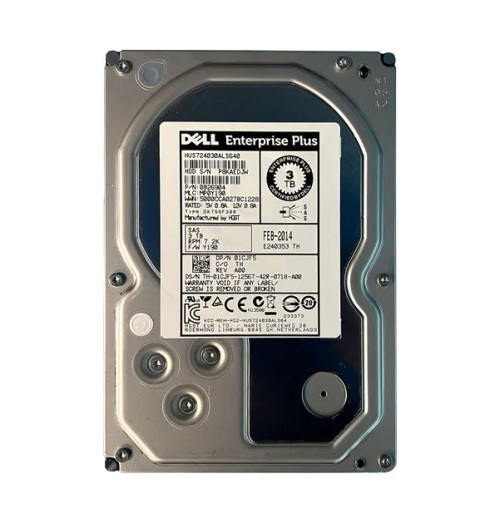 01CJF5 - Dell 3TB 7200RPM SAS 6Gb 3.5" Hot-Plug HDD