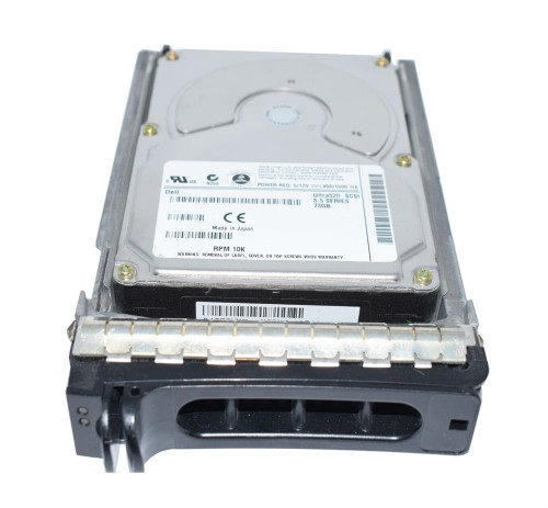 Dell 73GB 10000RPM Ultra-320 SCSI 80-Pin Hot Swap 8MB Cache 3.5 Internal Hard Drive for PowerEdge Servers