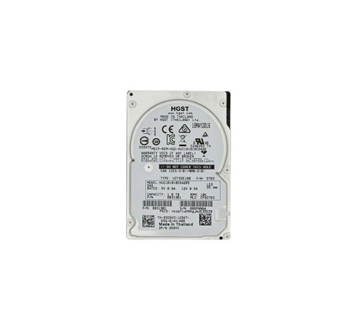 3D9VC - Dell 1.8TB 10000RPM SAS 12Gb/s 128MB Cache 512E 2.5" Hot-plugg