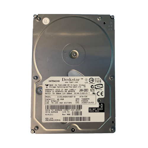 Dell 40GB 7200RPM ATA 100 3.5 Hard Drive for ProLiant DL360p Gen8 Servers