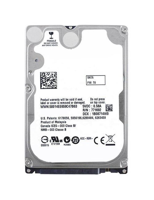 400-ASKI - Dell 1TB 7200RPM SATA 6Gbps 2.5" HDD