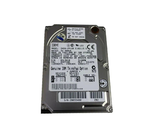 03L5610 - IBM 5.1GB 4200RPM 2.5" IDE HDD