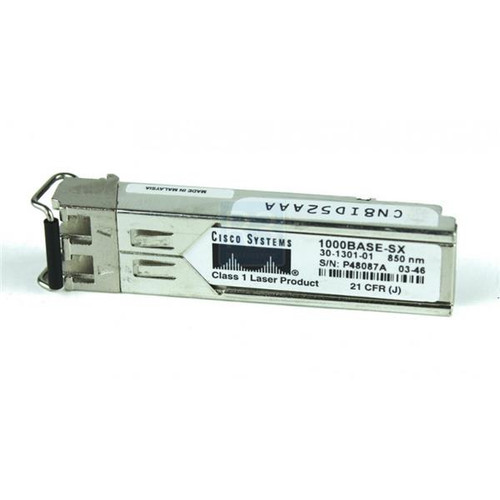 30-1301-01-RF - Cisco 1.25Gbps 1000Base-SX 850nm LC SFP Transceiver