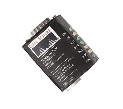 BL50R - Cisco 10Mbps 10Base-T RJ-45 AUI Transceiver