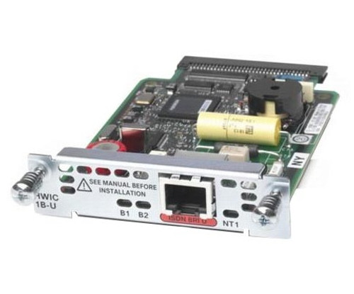 WIC-1B-U-V2= - Cisco 1-Port ISDN BRI (U) WAN Interface Card (WIC)