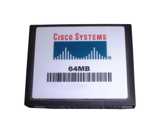 MEM-COMP-FLD64M= - Cisco 64MB Type II CompactFlash Memory Card