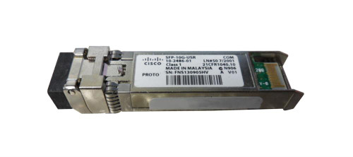 SFP-10G-USR= - Cisco 10Gbps 850nm Multi-Mode 150m SFP+ Transceiver